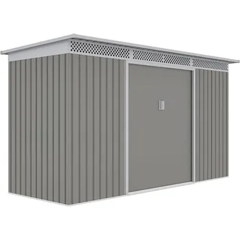 Zahradní domek Zahradní domek G21 GRAH 483 - 340 x 142 cm, metalický šedý