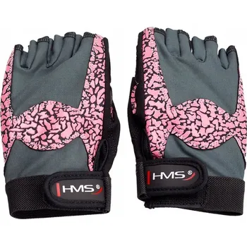 Fitness rukavice Tréninkové rukavice HMS vel. M růžové