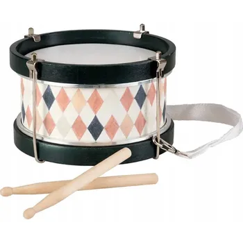 Hudební nástroj pro děti Egmont: Oboustranný bubínek Ecru 580153