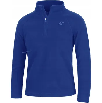 Chlapecká mikina 4F JUNIORSKÝ TENKÝ FLEECE MIKINA Z MIKROFLEECU / vel 158/164