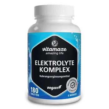 Elektrolytové tablety, 180 veganských tablet