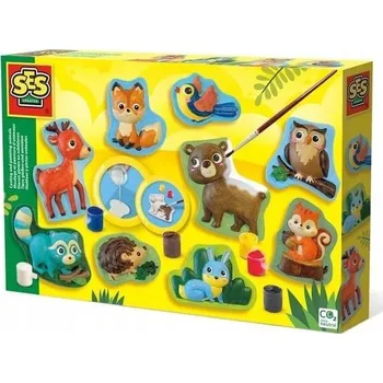 kreativní sada Sada na odlévání ze sádry SES Creative Lesní zvířata