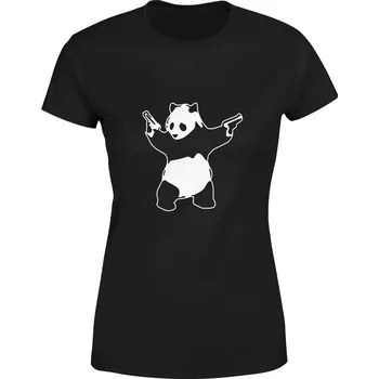 Dámské tričko MEDVÍDEK PANDA TRIČKO S MEDVÍDKEM DÁMSKÉ vel. S DÁMSKÉ TRIČKO