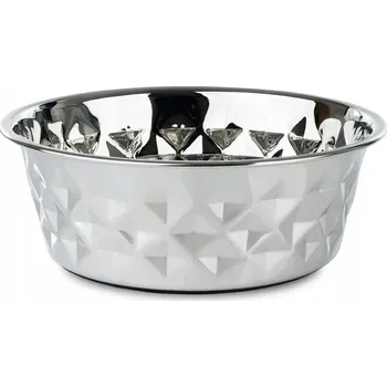 Miska pro psa Jedna kovová miska Barry King šedá 0,6 l