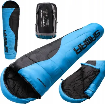 Spacák TEPLÝ SPACÁK METEOR SAMAR MUMIE PRAVÝ modrý