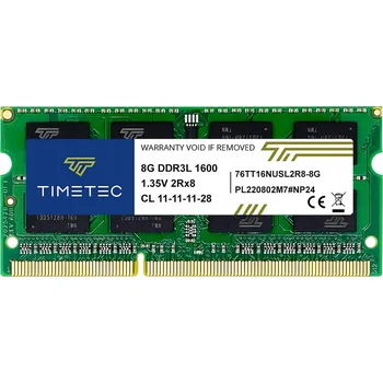 Operační paměť Paměť RAM DDR3L Timetec 76TT16NUSL2R8-8G 8 GB