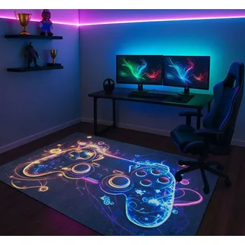 Koberec Protiskluzový koberec pro chlapce s herním designem Šířka: 160 cm | Délka: 230 cm