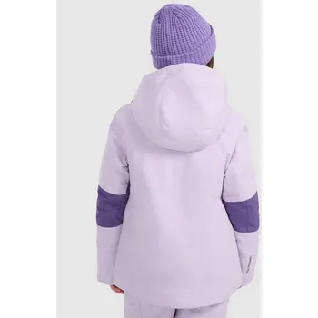 Zimní lyžařská bunda 4F F0823 s membrána 10 000 a s kapucí, fialová, velikost 152.