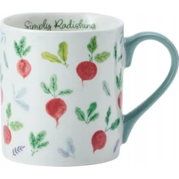 Stolování Mikasa porcelánový hrnek s motivem ředkviček, 280 ml