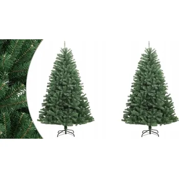 Vánoční stromek Zelený umělý vánoční stromek na pantech se stojanem, 120 cm