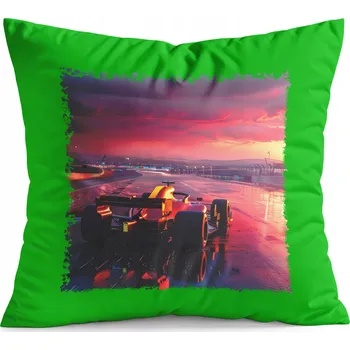 Polštář POLŠTÁŘ ZELENÝ DÁREK - FORMULE F1 ZÁVODY SPORT