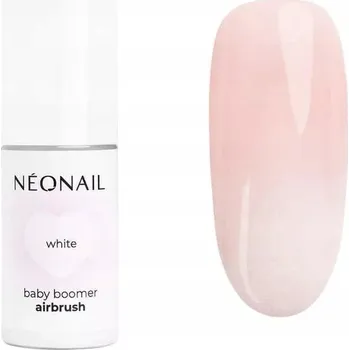 Přípravek na nehty NEONAIL pudr na nehty ve spreji Baby Boomer Airbrush - bílý 5 g