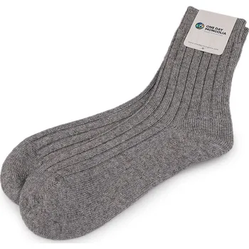 Vlněné ponožky mongolské unisex, střední, 2 šedá