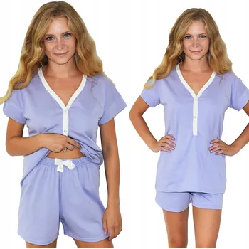 Dámské pyžamo Born2rest dámské pyžamo bavlna fialové barvy, velikost XL