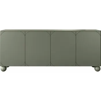 Policová skříň BOGART. Komoda Sonatia II 200, olivová