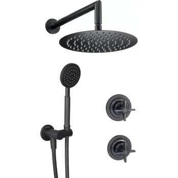 Sprchový set DEANTE - Temisto černá - Sprchový set pod omítku NAC_N9QT
