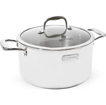 Hrnec Elmich Třívrstvý nerezový hrnec na indukci Trimax XS 24 cm (6 l)