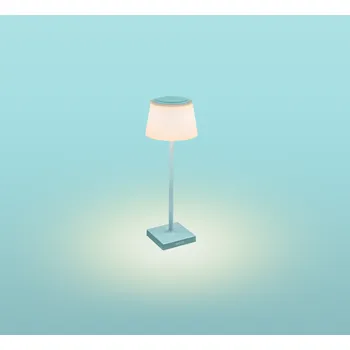 Venkovní osvětlení CENTURY MARGO LED dobíjecí stolní lampa 4W 200lm 3000K IP54 stmívatelná tyrkysová