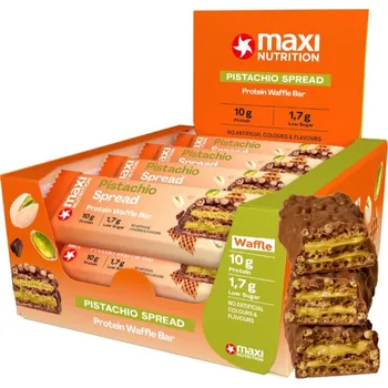 MaxiNutrition Waffle Protein Bar proteinová tyčinka příchuť Pistachio 12x39 g