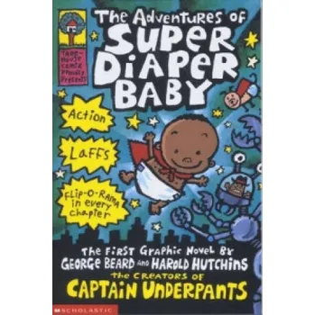 Kniha Adventures of Super Diaper Baby (Dav Pilkey)(Brožovaná)