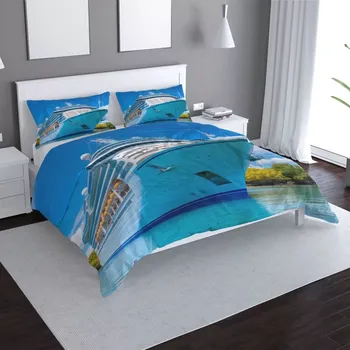 Povlečení Sablio Povlečení Luxusní výletní loď v tropickém ráji - 140x200 / 90x70