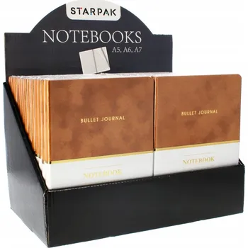 Zápisník SEMIŠOVÝ NOTES A5/80 listů KARAMELOVÝ bullet journal STARPAK deník