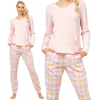 Dámské pyžamo Key dámské pyžamo bavlna růžové velikost S