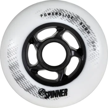 Spinner White 90mm 88A, 4 pack
