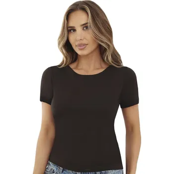 Emili Ida chemise short 2XL-3XL hnědá 3XL