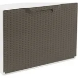 Rattan U50-FRT Plastový botník, šířka 51 cm, taupe/bílý