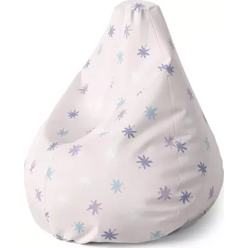 Sedací pytel Sablio Sedací vak Pear Barevné hvězdy - 70 x 95 x 15 cm