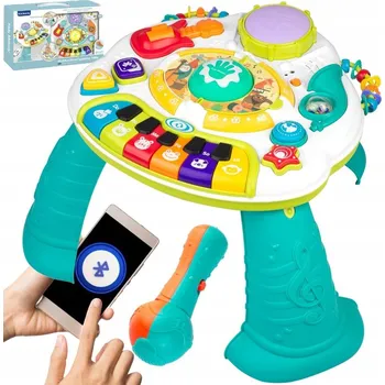 Hudební nástroj pro děti Multifunkční EDUKAČNÍ Hudební STOLEK pro děti Pianinko Mikrofon