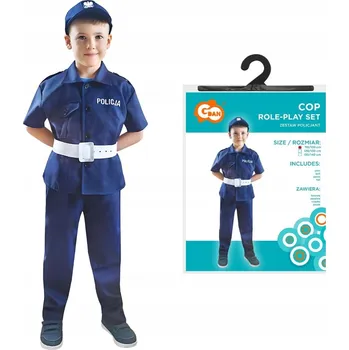 Karnevalový kostým Kostým Policista GoDan vel. 120-130