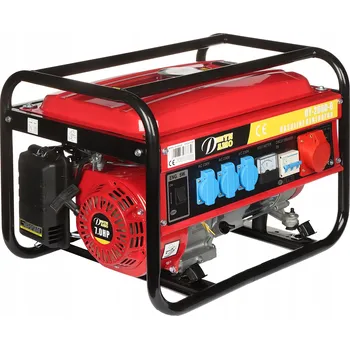 Elektrocentrála Benzínový stacionární jednofázový generátor proudu Dynamo 3000 W