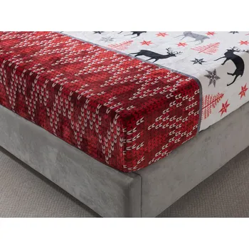 Prostěradlo XPOSE Mikroplyšové prostěradlo Lyana Exclusive 90 x 200 cm červené