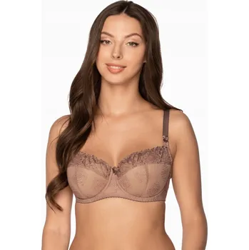 Dámské oblečení Gaia podprsenka polovyztužená hnědá velikost 75I