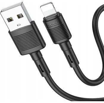 Datový kabel Kabel Hoco USB - Apple Lightning 1 m černý