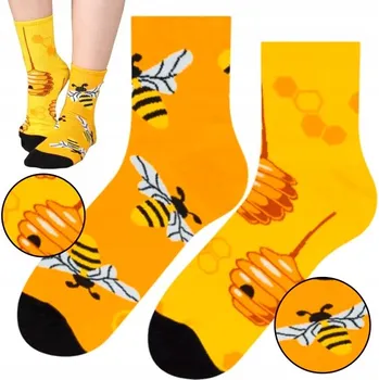 Pánské oblečení PONOŽKY pro VČELAŘE včelařky PRACOVITÉ VČELY dárek 39-42