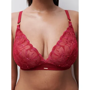 Dámské spodní prádlo Podprsenka bez kostic CHANTELLE (12M8-03), Velikost M, Barva červená