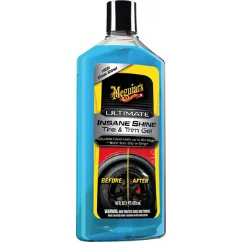 Meguiar's Ultimate Insane Shine Tire & Trim Gel - lesk na pneumatiky a nelakované plasty, 473 ml