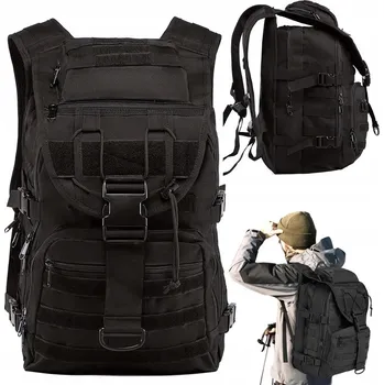 turistický batoh BATOH VOJENSKÝ TREKINGOVÝ BATOH PRO PŘEŽITÍ, OBJEMNÝ, VODĚODOLNÝ, 60 L