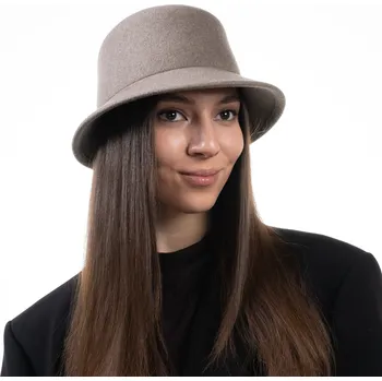 Klobouk Mayser Dámský nemačkavý béžový klobouk - Susanne Velikost: 55 cm (S)