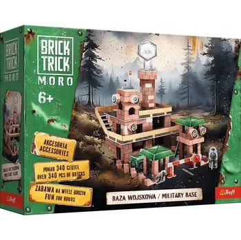 ostatní stavebnice Keramické Stavebnice Brick Trick Maskáčový - Vojenská základna 62049