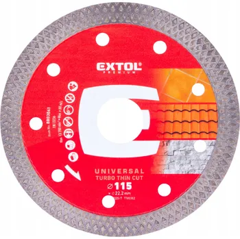 Řezný kotouč Diamantový Kotouč pro řezání slinuté dlažby a keramických obkladů 115 mm, precizní, tenký