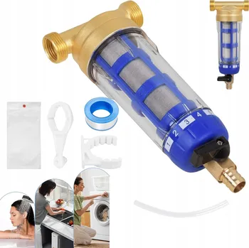 vodní filtr Domácí čistič vody s předfiltrem 3/4'' a ochranou proti vodnímu kameni Nerezová ocel