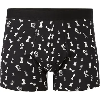Pánské oblečení Celio Boxerky Jibochess 1148214 Černá S