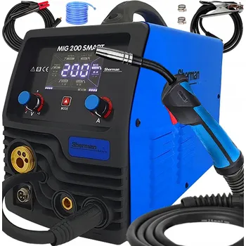 Svářečka Svářečka MIG/MAG SHERMAN SMART MIG 200A synergická MAG MMA TIG 230V invertor
