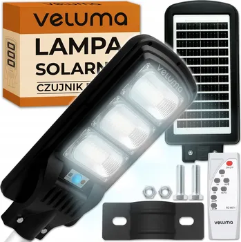 Venkovní osvětlení Solární lampa LED Zahradní Pouliční Svítidlo s Čidlem Pohybu a Soumraku 300W