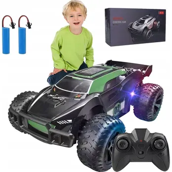 RC model auta VELKÉ AUTO NA DÁLKOVÉ OVLÁDÁNÍ RC KOVOVÉ TERÉNNÍ + 2 AKUMULÁTORY