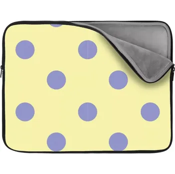 pouzdro na notebook Sablio Obal na notebook Fialové tečky - 17"